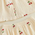 Flutter Sleeve Collar Cherry Baby Set Sets The Trendy Toddlers 