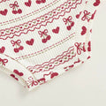Short Sleeve Cherry Love Baby Set