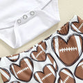 Sunday Football Flared Pants Baby Set   