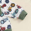 Long Sleeve Tractors Baby Set   