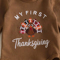 My First Thanksgiving Waffle Baby Set Sets The Trendy Toddlers 