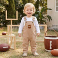 Long Sleeve Football Corduroy Baby Set Sets The Trendy Toddlers 