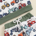 Long Sleeve Tractors Baby Set   