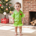 Short Sleeve Grinch Toddler Pajama Set
