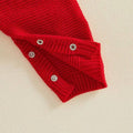 My First Christmas Knitted Baby Jumpsuit Jumpsuit The Trendy Toddlers 
