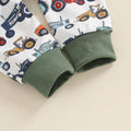 Long Sleeve Tractors Baby Set   