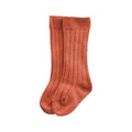 Ribbed Thigh High Baby Socks Red 0-6 M 