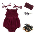 Ruffle Straps Romper - The Trendy Toddlers