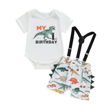 Dinosaur First Birthday Baby Set 9-12 M  