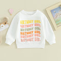 Birthday Girl Toddler Sweatshirt   