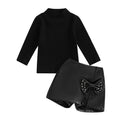 Black Skort Toddler Set 9-12 M  