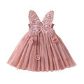 Butterfly Wings Toddler Party Dress Rose 9-12 M 