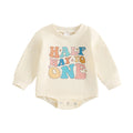 Half Way To One Retro Baby Bodysuit 3-6 M  