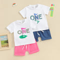 Hole in ONE Short Sleeve Baby Set   