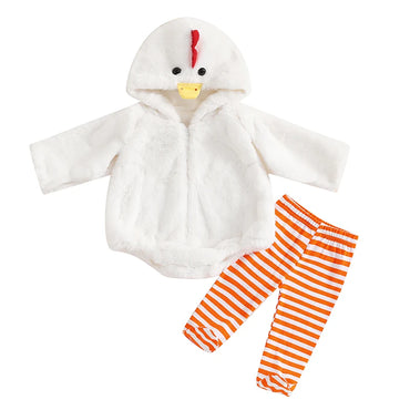 Baby Chick Costume WHITE 3-6 M 