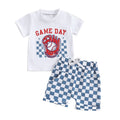 Checkered Baseball Baby Set 18-24 M  