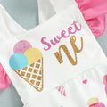 Sweet ONE Ice Cream Birthday Baby Romper   