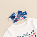 In My Baseball Era Flared Pants Baby Set   