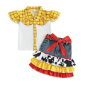 Cowgirl Yellow Toddler Halloween Costume 2T  