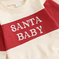 Long Sleeve Santa Baby Toddler Jogger Set