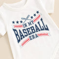 In My Baseball Era Flared Pants Baby Set   