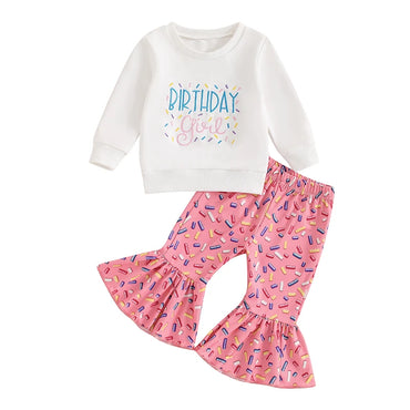 Birthday Girl Sprinkle Toddler Set 4T  