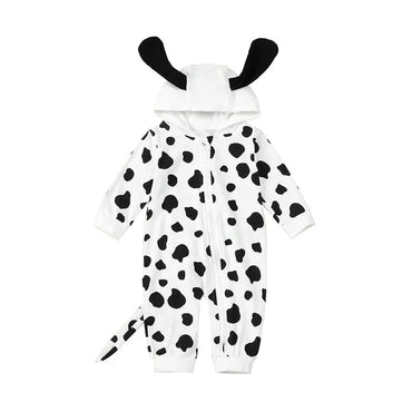 Dalmatian Jumpsuit Costume 12-18 M  