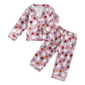 Ghost Flower Halloween Toddler Pajama Set   