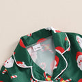 Santa Candy Cane Christmas Pajama Set   