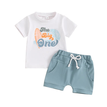 The Big ONE Surfer First Birthday Set 9-12 M  