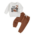 Long Sleeve Birthday Boy Football Toddler Set   