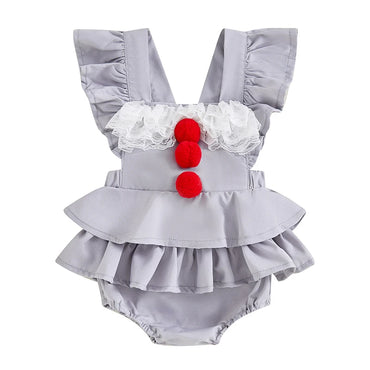 Clown Baby Romper Costume 0-3 M  