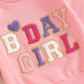 BDay Girl long Sleeve Toddler Set   