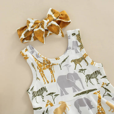 Safari Adventure Sleeveless Baby Set   