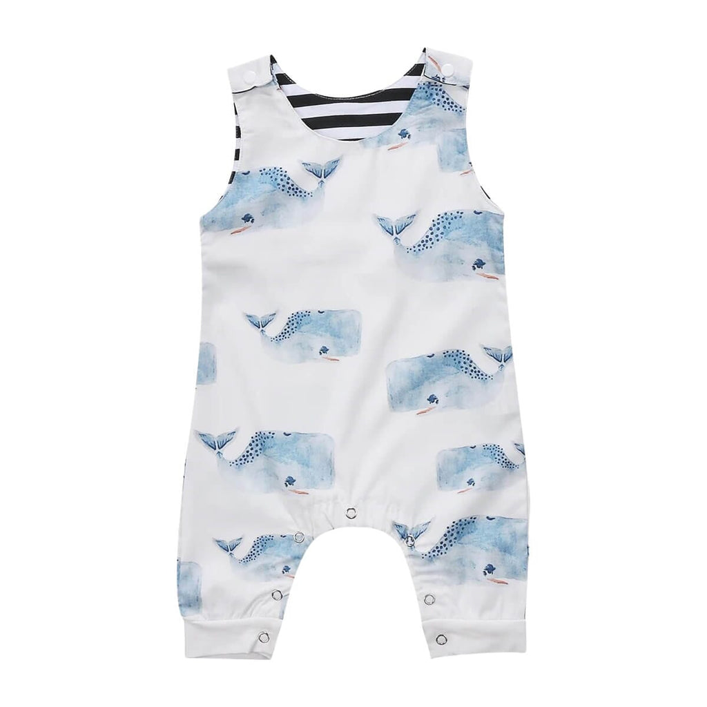 Neutral Baby Whale Jumpsuit – The Trendy Toddlers
