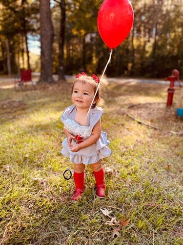 Clown Baby Romper Costume   