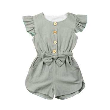 Ruffle Bow Romper - The Trendy Toddlers