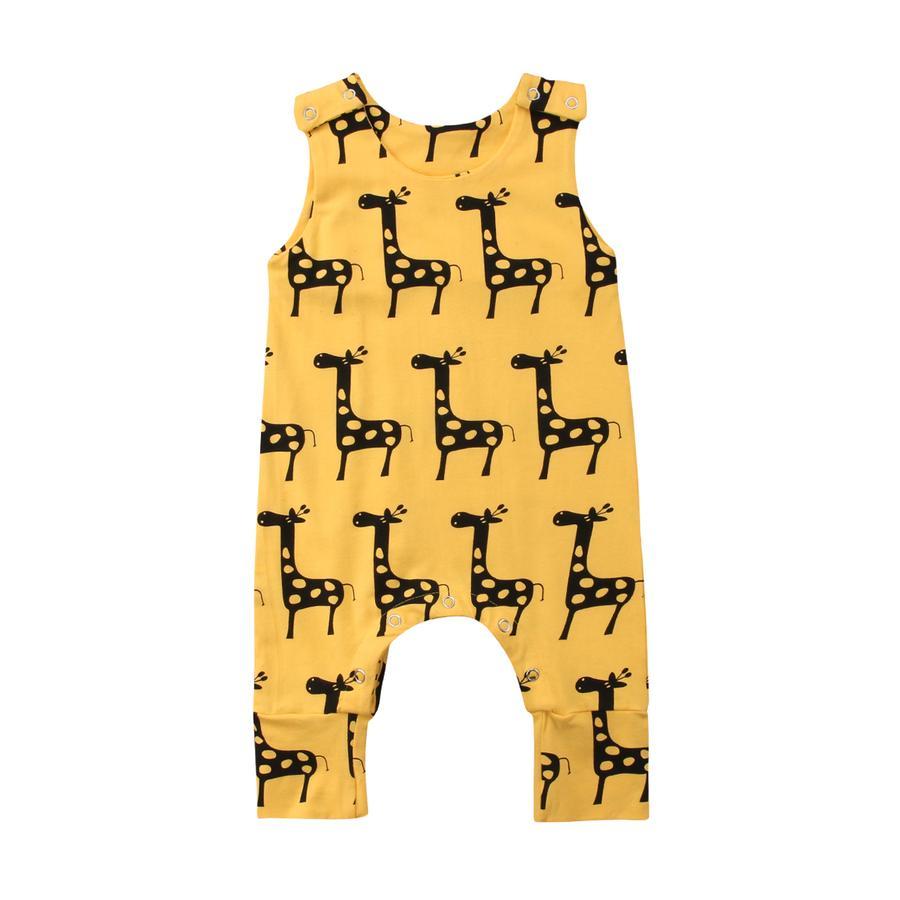 Giraffe Jumpsuit - The Trendy Toddlers