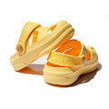 Yellow Solid Toddler Clogs   