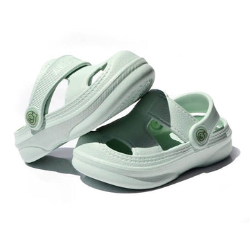 Pistachio Solid Toddler Clogs   