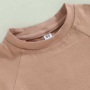 Solid Khaki Toddler Tee   