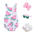 Sleeveless Watermelon Romper - The Trendy Toddlers