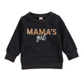 Mama's Girl Baby Sweatshirt Black 3T 