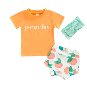 Peachy Shorts Baby Set