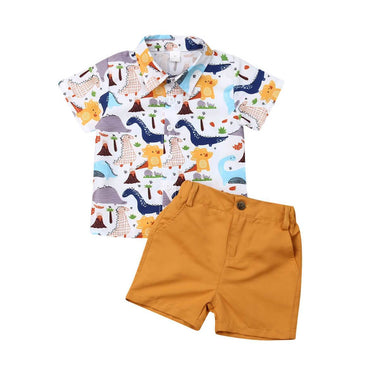 Dinosaurs Shirt Set - The Trendy Toddlers