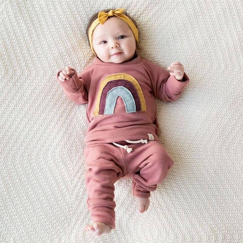 Rainbow Pink Set - The Trendy Toddlers
