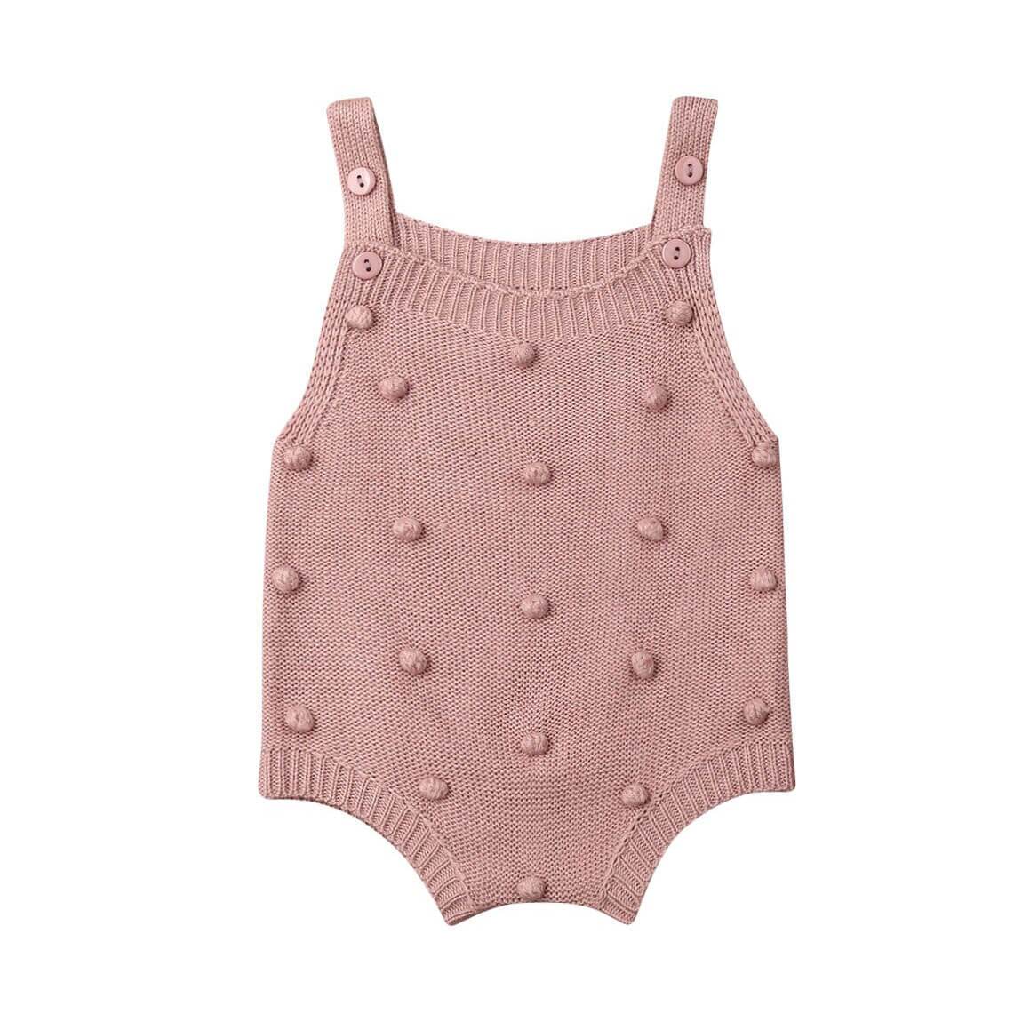 Sleeveless Knitted Romper - The Trendy Toddlers