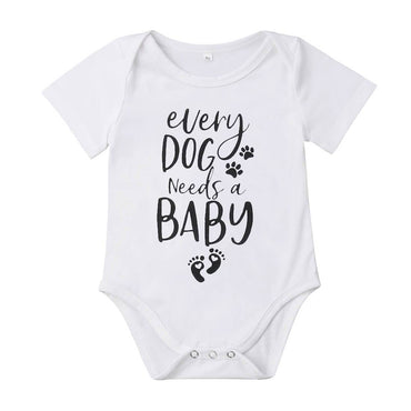 Baby Dog Bodysuit - The Trendy Toddlers