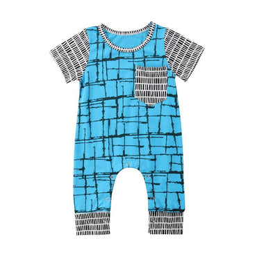 Geometric Baby Jumpsuit   