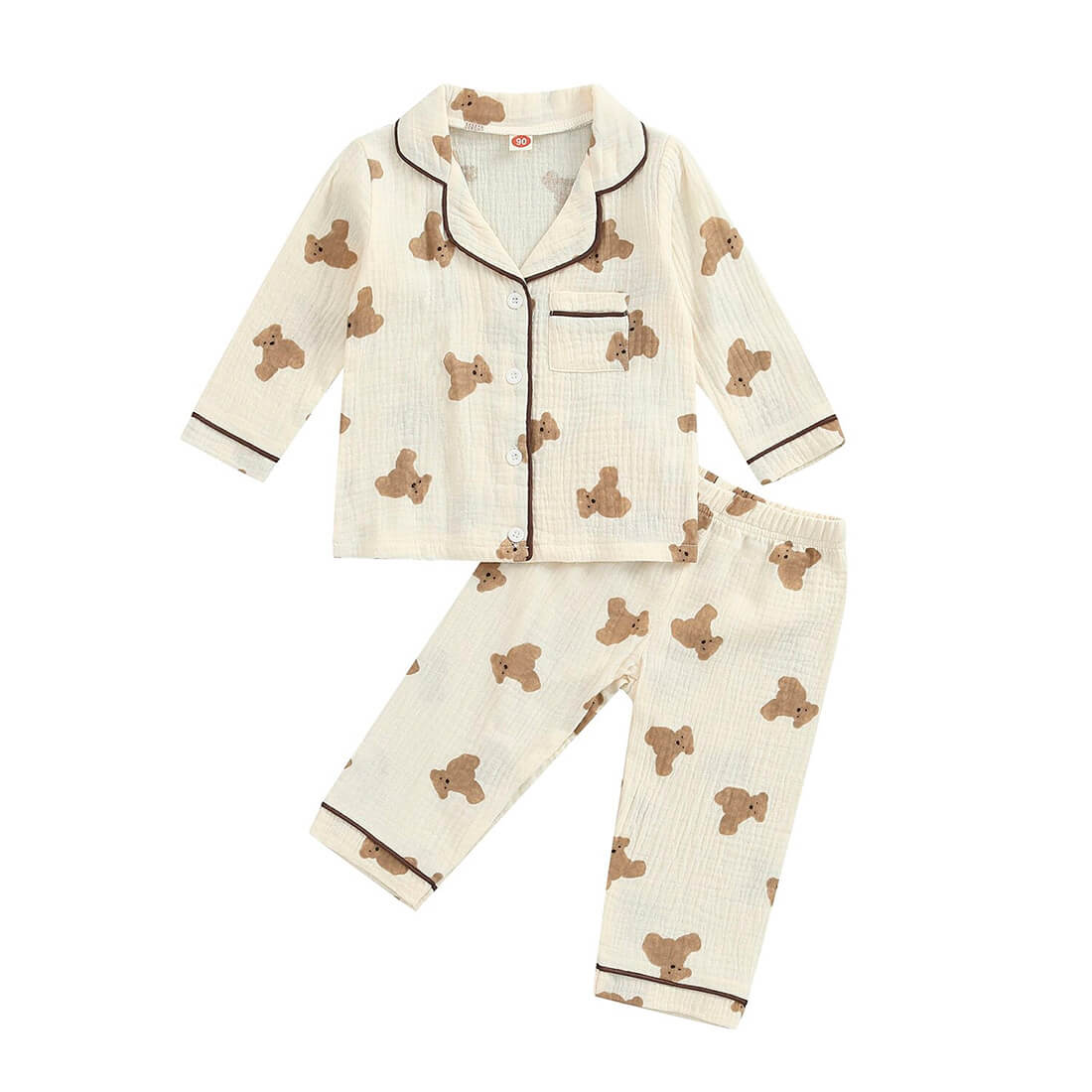 Teddy Bear Toddler Pajama Set   
